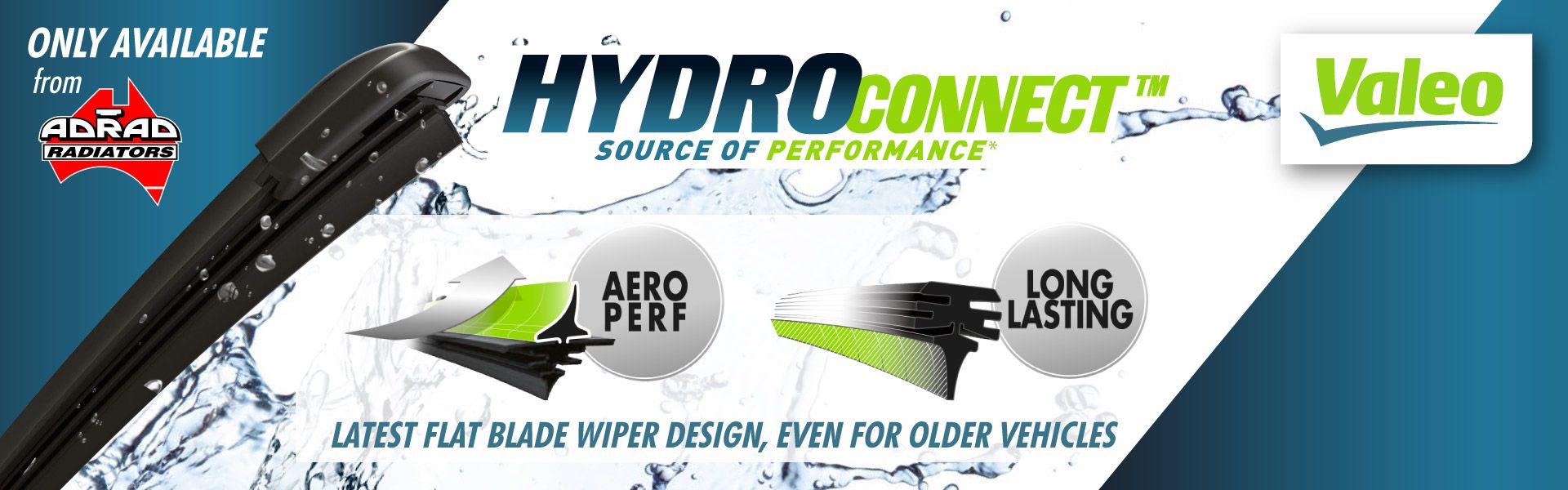 Natrad Valeo HydroConnect Wipers