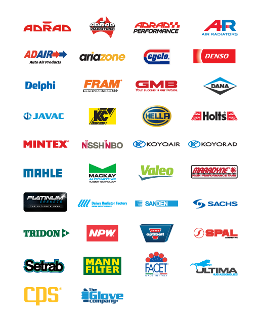 We stock all the best brands